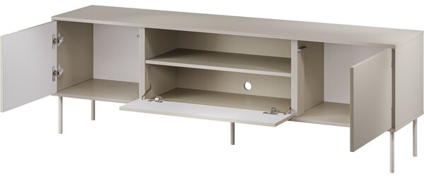 MEBLINE Komoda RTV TIFFANY 180 béžová mat
