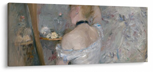 Obraz - Berthe Morisot, Woman at Her Toilette, reprodukcia (120x50 cm)