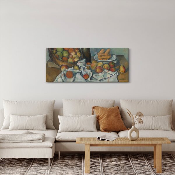 Obraz - Paul Cezanne, The Basket of Apples, reprodukcia (120x50 cm)