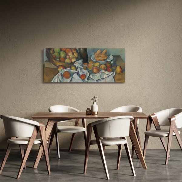 Obraz - Paul Cezanne, The Basket of Apples, reprodukcia (120x50 cm)