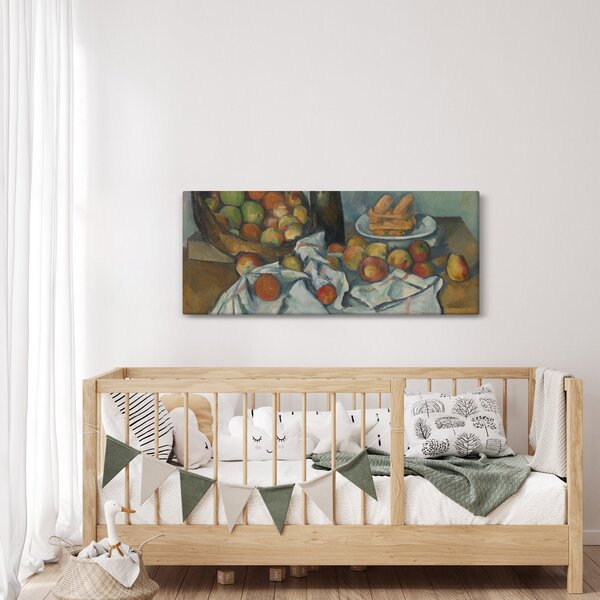Obraz - Paul Cezanne, The Basket of Apples, reprodukcia (120x50 cm)