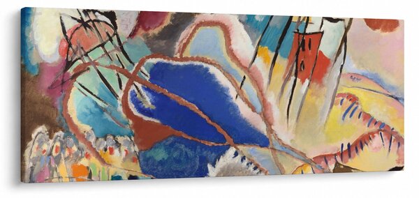 Obraz - Vasily Kandinsky, Improvisation No. 30 (Cannons), reprodukcia (120x50 cm)