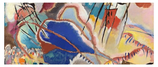 Obraz - Vasily Kandinsky, Improvisation No. 30 (Cannons), reprodukcia (120x50 cm)