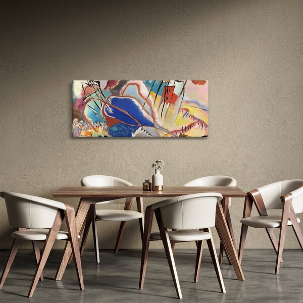 Obraz - Vasily Kandinsky, Improvisation No. 30 (Cannons), reprodukcia (120x50 cm)
