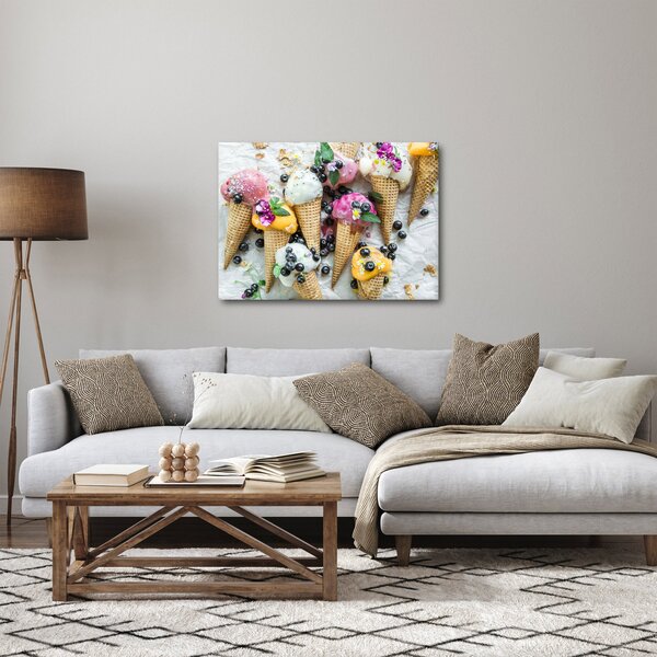 Obraz so zmrzlinami (70x50 cm)