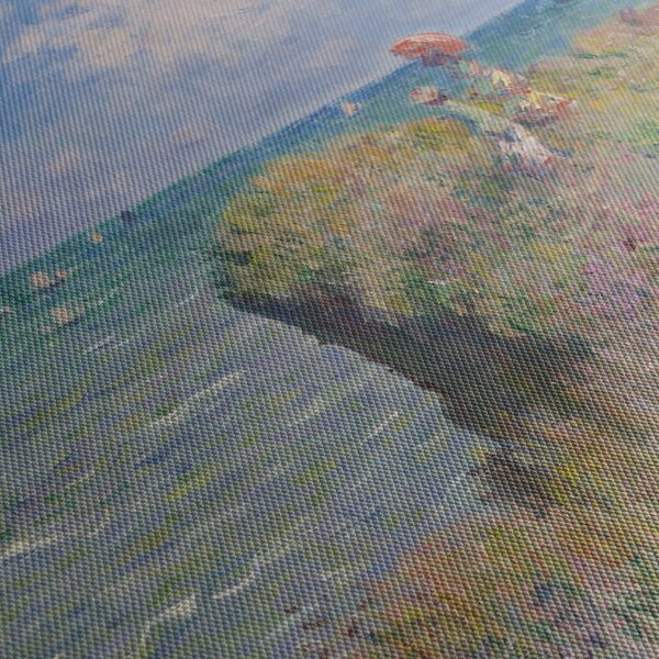 Obraz - Claude Monet, Cliff Walk at Pourville, reprodukcia (120x50 cm)