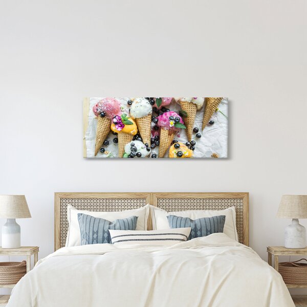 Obraz so zmrzlinami (120x50 cm)
