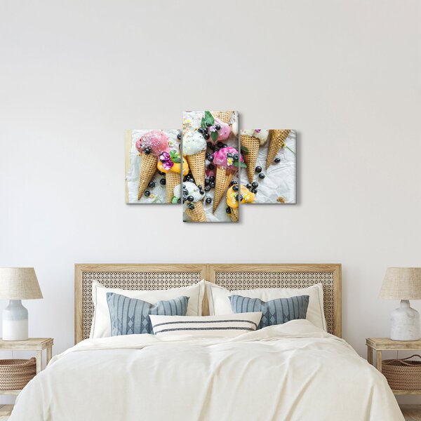 Obraz so zmrzlinami (90x60 cm)
