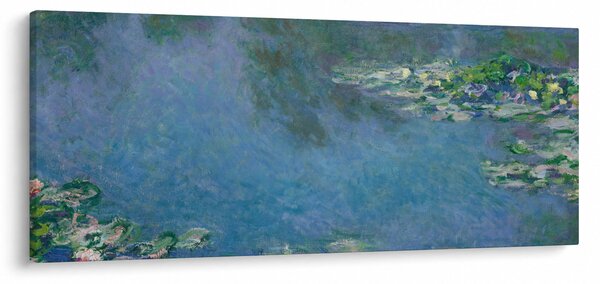 Obraz - Claude Monet, Water Lilies, reprodukcia (120x50 cm)