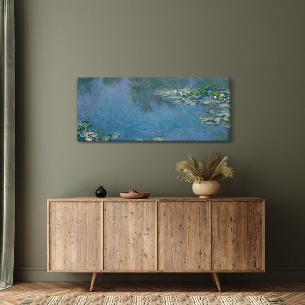 Obraz - Claude Monet, Water Lilies, reprodukcia (120x50 cm)