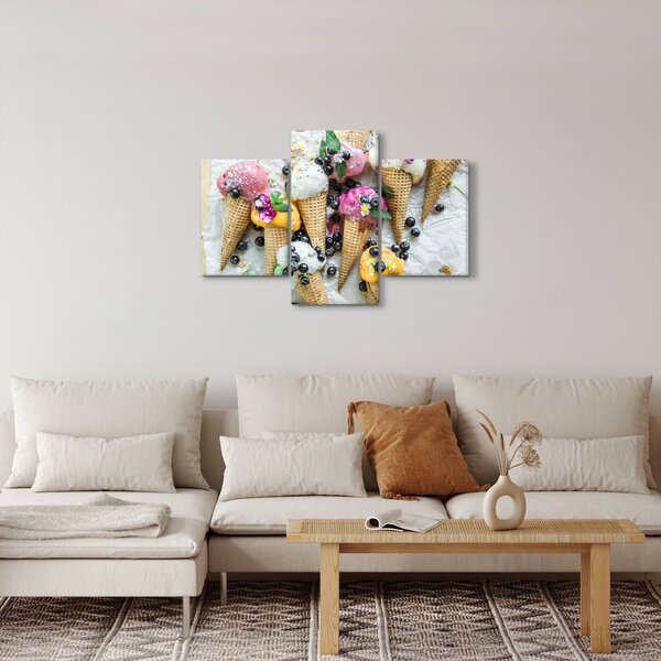 Obraz so zmrzlinami (90x60 cm)