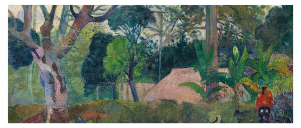 Obraz - Paul Gauguin, Te raau rahi (The Big Tree), reprodukcia (120x50 cm)