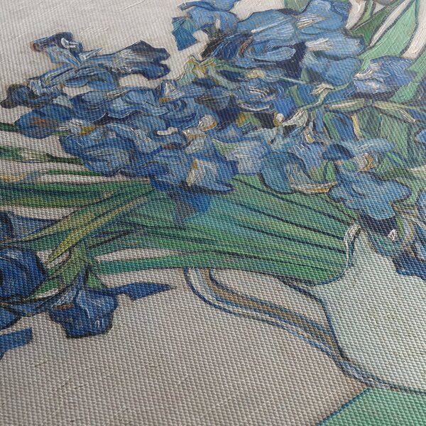 Obraz - Vincent van Gogh, Irises, reprodukcia (120x50 cm)