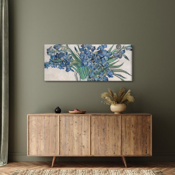 Obraz - Vincent van Gogh, Irises, reprodukcia (120x50 cm)