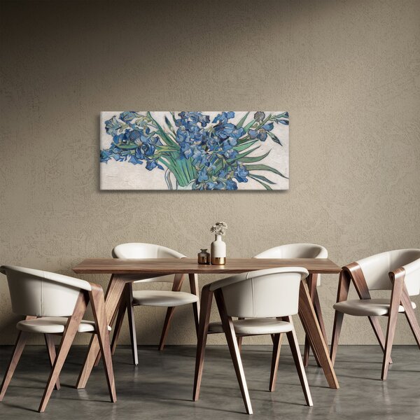 Obraz - Vincent van Gogh, Irises, reprodukcia (120x50 cm)