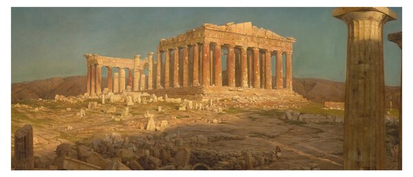 Obraz - Frederic Edwin Church, The Parthenon, reprodukcia (120x50 cm)