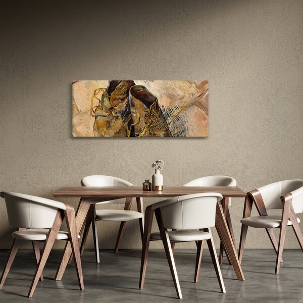 Obraz - Vincent van Gogh, Shoes, reprodukcia (120x50 cm)