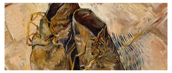 Obraz - Vincent van Gogh, Shoes, reprodukcia (120x50 cm)
