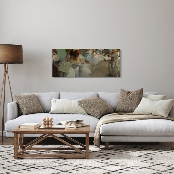 Obraz - Edgar Degas, The Dance Class, reprodukcia (120x50 cm)