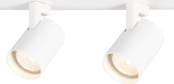 Bodové svietidlo Volf, 4x biele kovové tienidlo, w