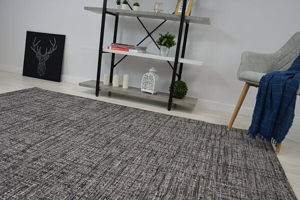 Koberec SIZAL LOFT 21126 MELANŽ strieborný / slonia kosť / sivý