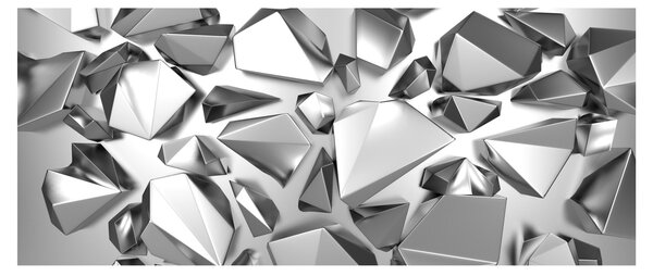 Obraz 3D abstrakcie (120x50 cm)