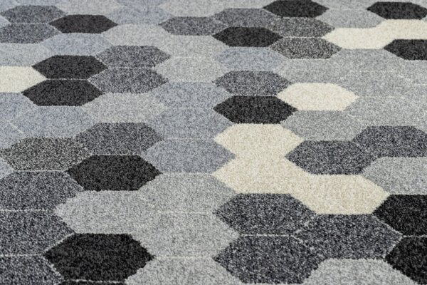 Koberec HEOS 78537 sivý / krém HEXAGON