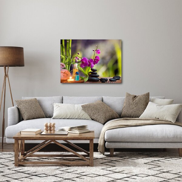 Obraz - spa and stones (70x50 cm)