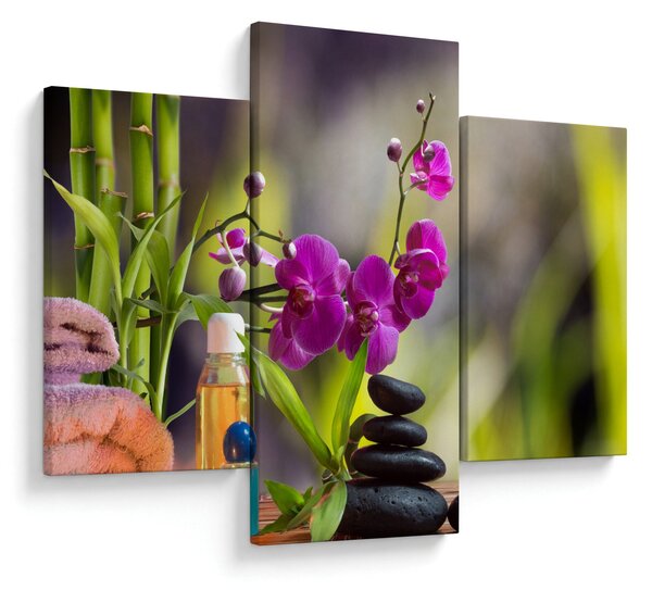 Obraz - spa and stones (90x60 cm)