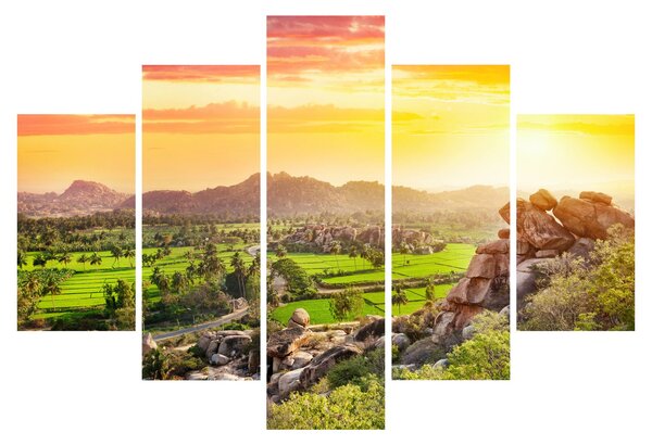 Obraz Hampi údolí v Indii (150x105 cm)