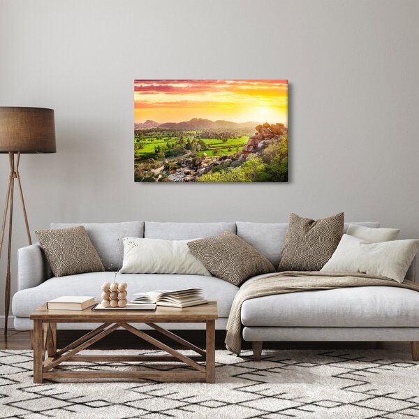 Obraz Hampi údolí v Indii (90x60 cm)
