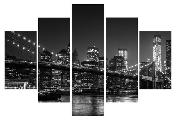 Obraz Brooklyn mosta v New Yorku (150x105 cm)