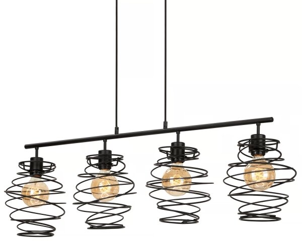 Briloner 4871-045 - Závesný luster na lanku 4xE27/60W/230V