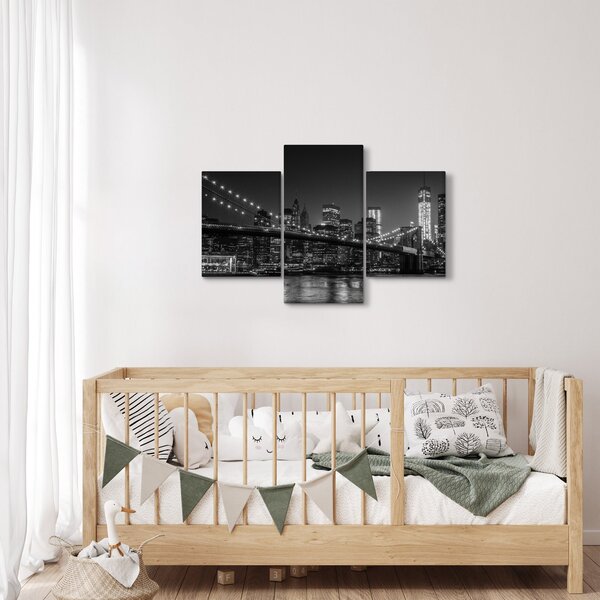 Obraz Brooklyn mosta v New Yorku (90x60 cm)