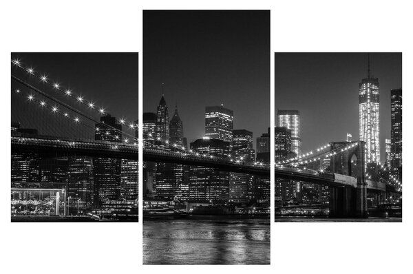 Obraz Brooklyn mosta v New Yorku (90x60 cm)