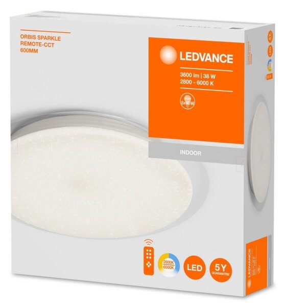 Ledvance - LED Stmievateľné stropné svietidlo ORBIS LED/38W/230V + DO