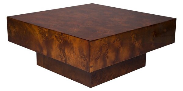 Konferenčný stolík v dekore orecha v tmavo prírodnej farbe 90x90 cm Quinn – Dutchbone