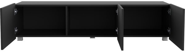 MEBLINE Komoda RTV KODI 150 čierna