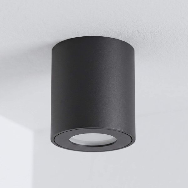 BRILAGI - Kúpeľňové bodové svietidlo MIA 1xGU10/30W/230V 84x80 mm čierna IP54