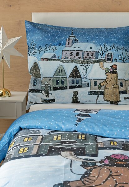 Obliečky Ponocný se psem Bavlna deluxe digitál 1x 140/200, 1x 70/90