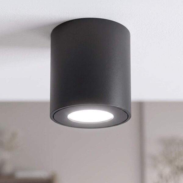 BRILAGI - Kúpeľňové bodové svietidlo MIA 1xGU10/30W/230V 84x80 mm čierna IP54