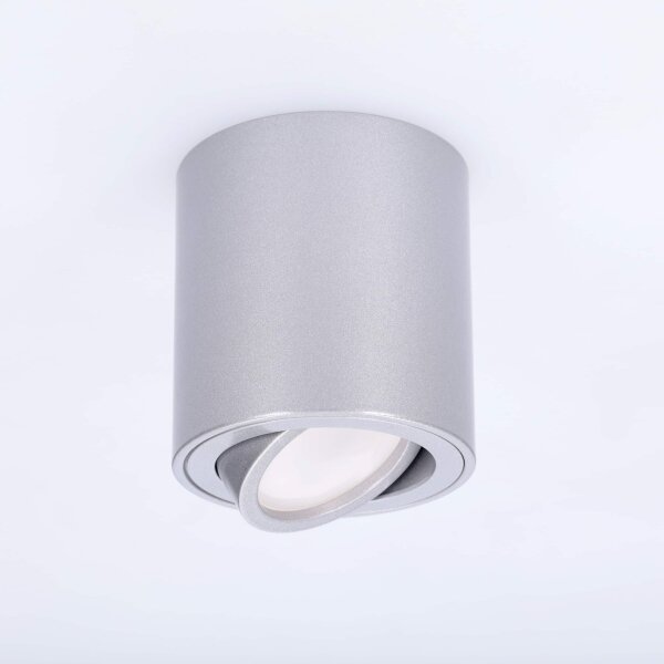 BRILAGI - Bodové svietidlo MIA 1xGU10/30W/230V 84x80 mm strieborné