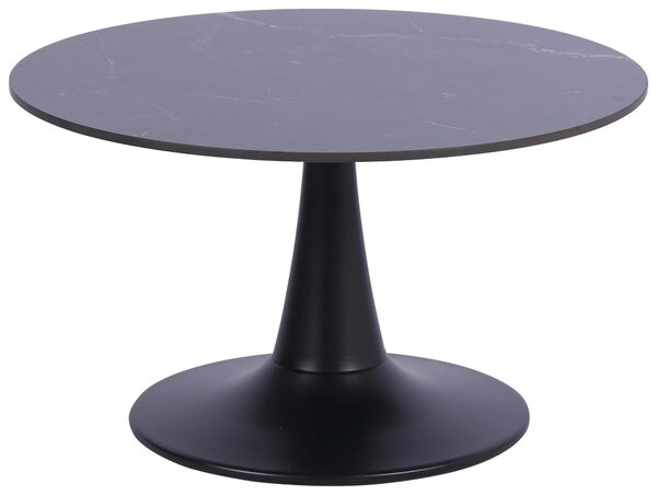 KONFERENČNÝ STOLÍK, čierna, kov, keramika, 70/70/40 cm Stylife - Stolíky do obývačky