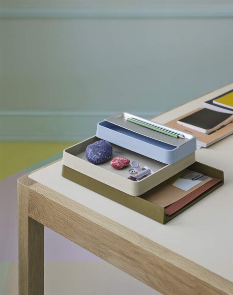 Muuto Stolový organizér Arrange 12x25 cm, light blue