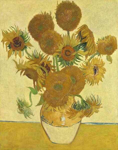 Vincent van Gogh - Umelecká tlač Vincent van Gogh - Slnečnice, (30 x 40 cm)