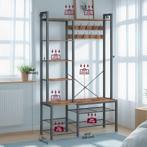 PREDSIEŇOVÝ NÁBYTOK, 120/190/40 cm MID.YOU - Skrine, Online Only