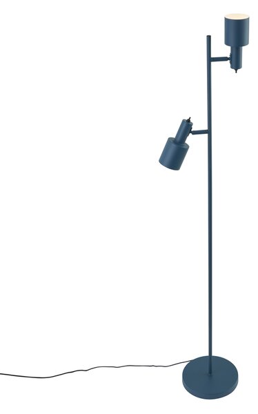 Moderná stojaca lampa modrá 2-svetelná - Stijn