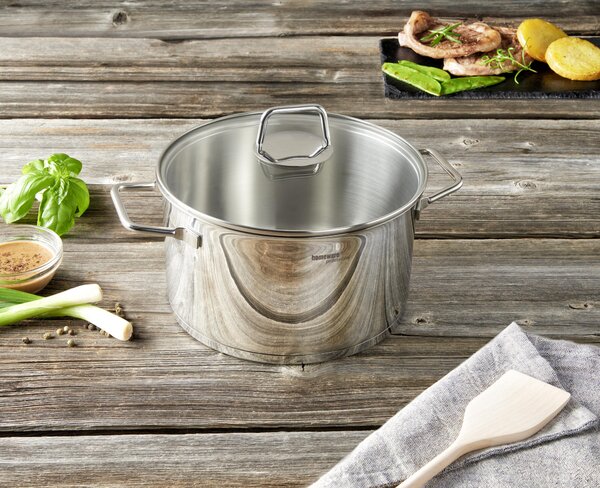 HRNIEC NA MÄSO, ušľachtilá oceľ, 24/13,5 cm Homeware Profession. - Hrnce na varenie