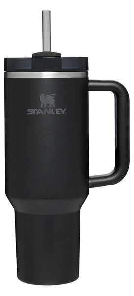 Čierna termoska so slamkou z nehrdzavejúcej ocele 1,18 l Quencher H2.0 FlowState Tumbler Black – Stanley