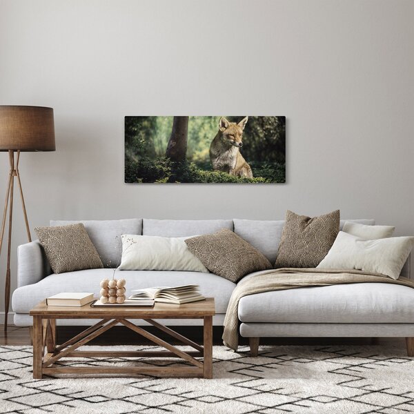 Obraz líšky (120x50 cm)